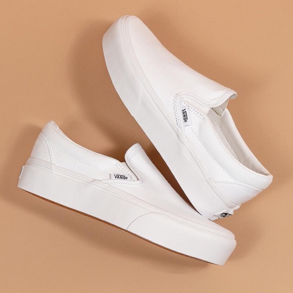 platform van slip ons